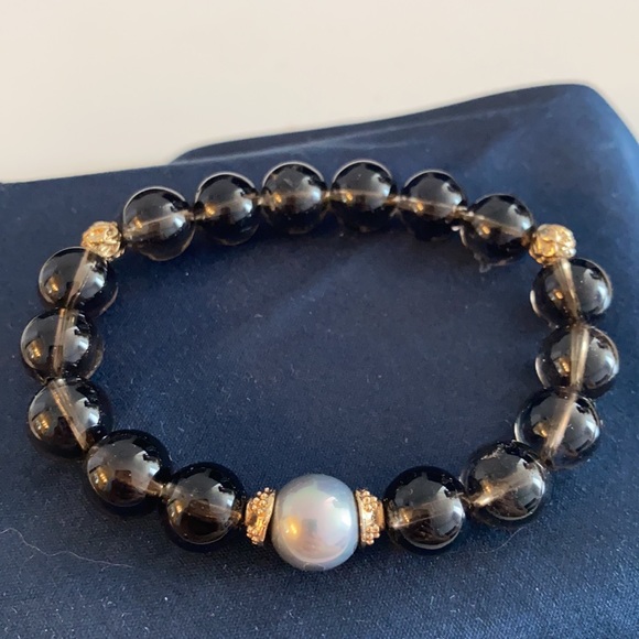 Crystal Bracelet with Elastic Wristband - Picture 2 of 2